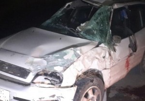 Qobustanda yol qəzası - 1 ölü, 1 yaralı - FOTO