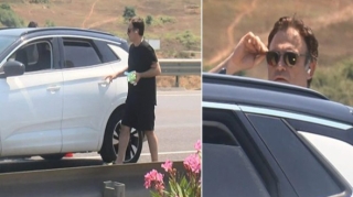 Məşhur müğənninin yolda başına iş gəldi  - FOTO