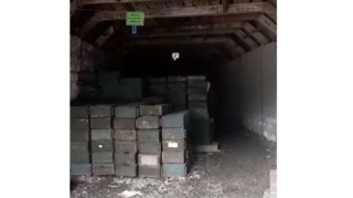 Kəlbəcərin Heyvalı kəndində silah-sursat anbarı aşkarlandı  - VİDEO