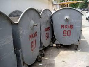 Gəncədə zibil qutularını oğurlayan şəxs tutulub