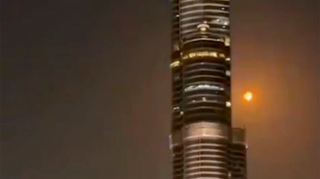 “Burc Xəlifə” yaxınlığında PUA belə vuruldu - VİDEO