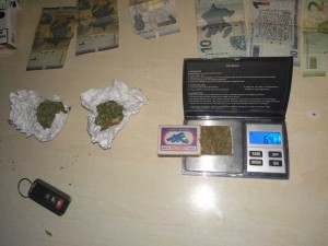 Ağdaşda narkotacirlər saxlanılıblar - FOTO