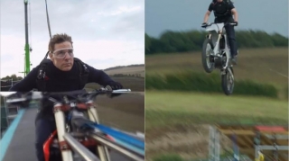 Tom Kruz karyerası ərzində ən təhlükəli fəndini göstərdi - VİDEO 