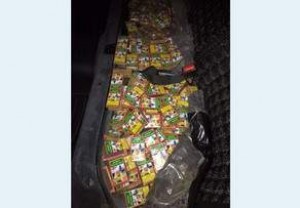 Avtomobildən 355 ədəd pirotexniki vasitə aşkar edilib