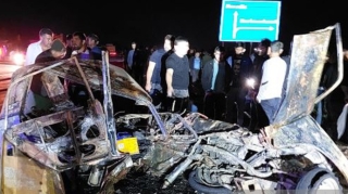 Sabirabadda yol qəzasında 2 nəfər ölüb - FOTO 