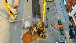 Paytaxtda yeni yolun inşasına start verildi - FOTO - VİDEO