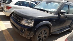 Ban nömrəsi saxta olan "Land Rover" saxlanılıb - FOTO