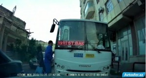 "Protiv" gedən avtobus sürücülərinin  təhlükəli görüntüləri - VİDEO