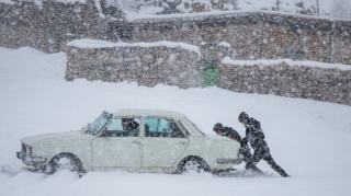 Bu rayona 11 sm qar yağıb - Faktiki hava 