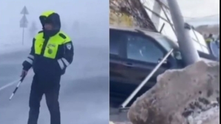 Azərbaycanla qonşu ölkələrdə də güclü külək fəsadlar törətdi  - VİDEO