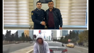 DYP sosial şəbəkələrdə videosu yayılan sürücüyə mükafat verdi  - VİDEO