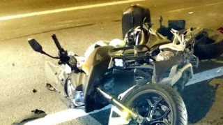 Bakıda motosiklet avtomobillə toqquşub