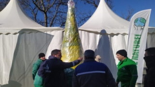 Laçın-Xankəndi yolunda "yolka" quruldu - FOTO 