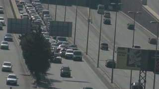 Ziya Bünyadov prospektində qəza olub, sıxlıq yaranıb   - FOTO