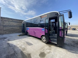 Bakıda daha bir marşrut xəttində yeni avtobuslar - FOTO