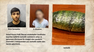 Səbaildə saxlanılan şəxslərdəm 2 kiloqram heroin aşkarlandı - FOTO - VİDEO