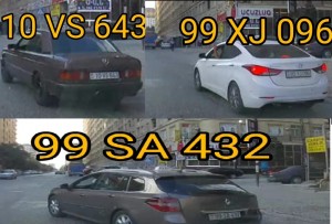 Xirdalanda qanunu və polisi saymayan zombiləşmiş taksi sürücüləri - VİDEO