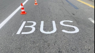 Bu prospektdə avtobuslar üçün yeni hərəkət zolağı yaradıldı - VİDEO