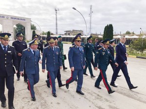 Generallar “Samur” postunda olublar - FOTO
