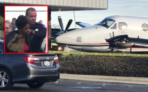 17 yaşlı qız təyyarəni qaçırıb hasara çırpdı: o həbs olunub - FOTO