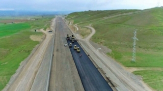 В Азербайджане продолжается строительство автодороги Горадиз - Джебраил - Зангилан - Агбенд    - ВИДЕО