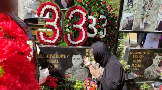 Vətən müharibəsi şəhidinin ad günü məzarı başında qeyd edilib   - FOTO