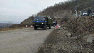 Laçın-Xankəndi yolundan RSK-nın maşınları keçib - FOTO 