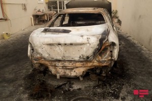 Bakıda və Neftçalada maşın yanıb