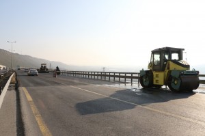 Bakı Dairəvi-1 avtomobil yolunda təmir-bərpa işləri aparılır - FOTO