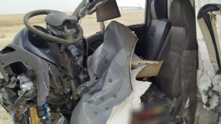 Qubada iki yük avtomobili toqquşub, 1 nəfər xəsarət alıb 