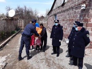 Samuxda “Evdə qal” devizi altında aksiya keçirilib - FOTO