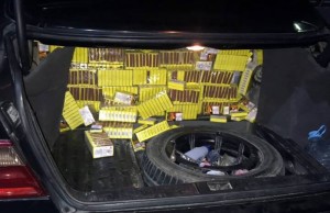 Avtomobildə pirotexniki vasitələr aşkarlandı - FOTO