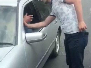 Bakıda sürücü 40 dəqiqə tərslik edib hərəkəti iflic etdi