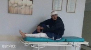 Bakıda yol qəzası nəticəsində iki nəfər yaralanıb - VİDEO