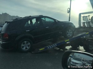 Moskva prospektində qəza