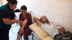 Ağstafada ər-arvad qonşuları tərəfindən döyülüb - FOTO