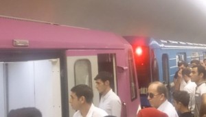 Bakı metrosunda gərgin anlar: qatarlardakı sərnişinlər boşaldıldı – FOTO