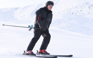 Prezident Şahdağda xizək sürdü - FOTO