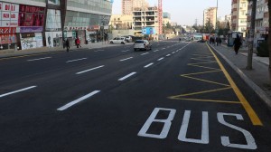 Süleyman Sani Axundov küçəsinin də bir hissəsi təmir olunub - FOTO