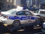 Bakıda yol polisi  “BMW” ilə piyadanı vurdu