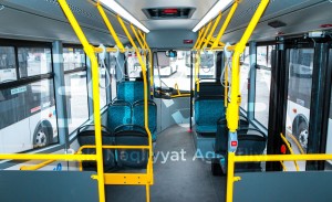 Bakıda marşruta yeni avtobuslar buraxılıb - FOTO