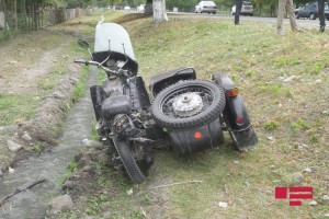 Zaqatalada avtobus motosikletlə toqquşub - FOTO