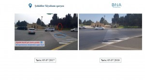 Piyada keçidlərində çatışmazlıqlar aradan qaldırılıb – FOTO