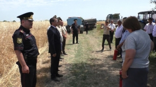 Qazax polisi yanğın təhlükəsizliyi ilə bağlı görüş keçirib  - FOTO