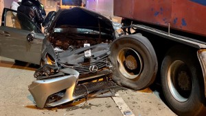 Yük maşını ilə yarışan “Lexus” sürücüsü öz ölümünə səbəb oldu - VİDEO