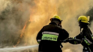 Ağdaşda yanğın baş verdi 