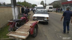 Lənkəranda zəncirvari yol qəzası: 4 nəfər xəsarət alıb - FOTO