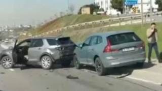 "Beşiktaş"ın futbolçusu avtomobil qəzasına düşüb 