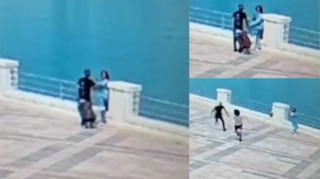 Bulvarda qadına qarşı əxlaqsızlıq edən şəxsin VİDEOsu 
