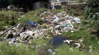 Qəbiristanlığın ərazisi məişət tullantılarından təmizlənib - FOTO